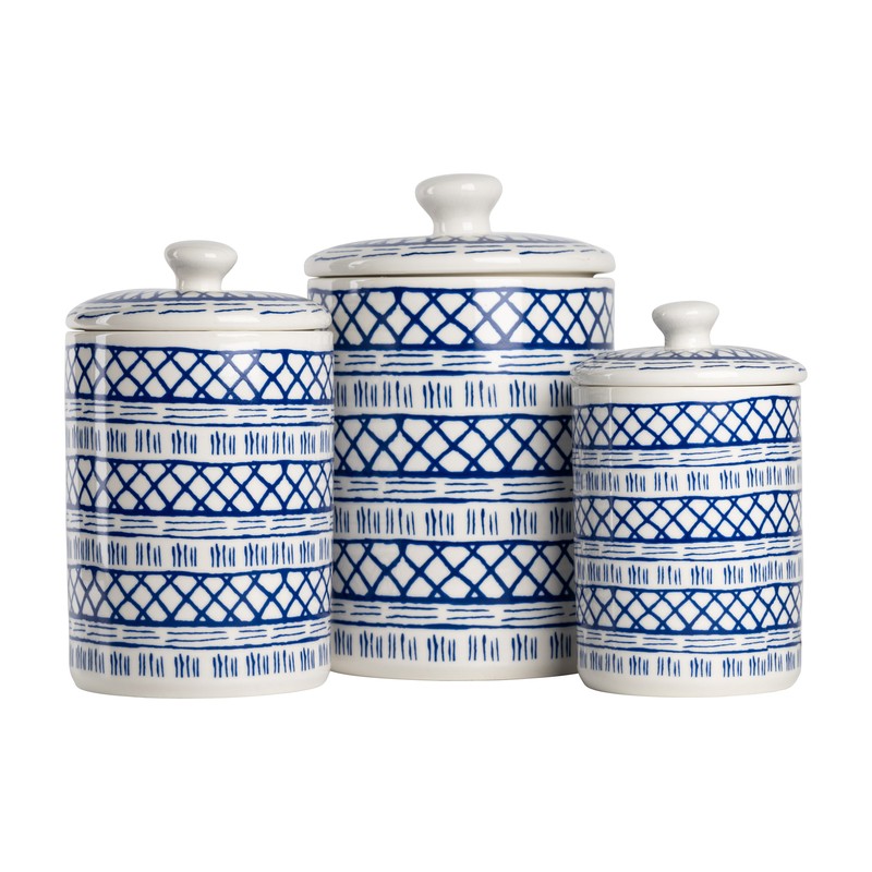 Clemon 3 Piece Kitchen Canister Set