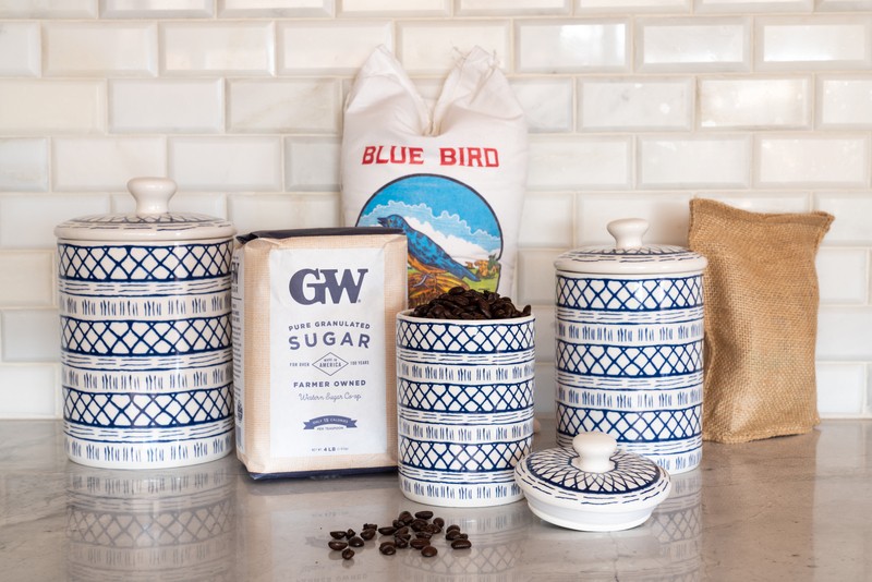 Clemon 3 Piece Kitchen Canister Set