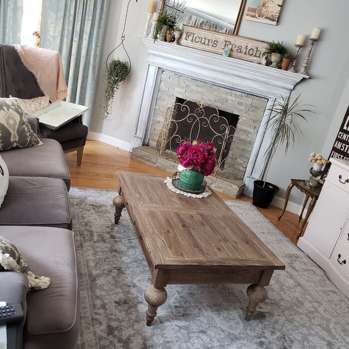 Clintwood Solid Wood 4 Legs Coffee Table