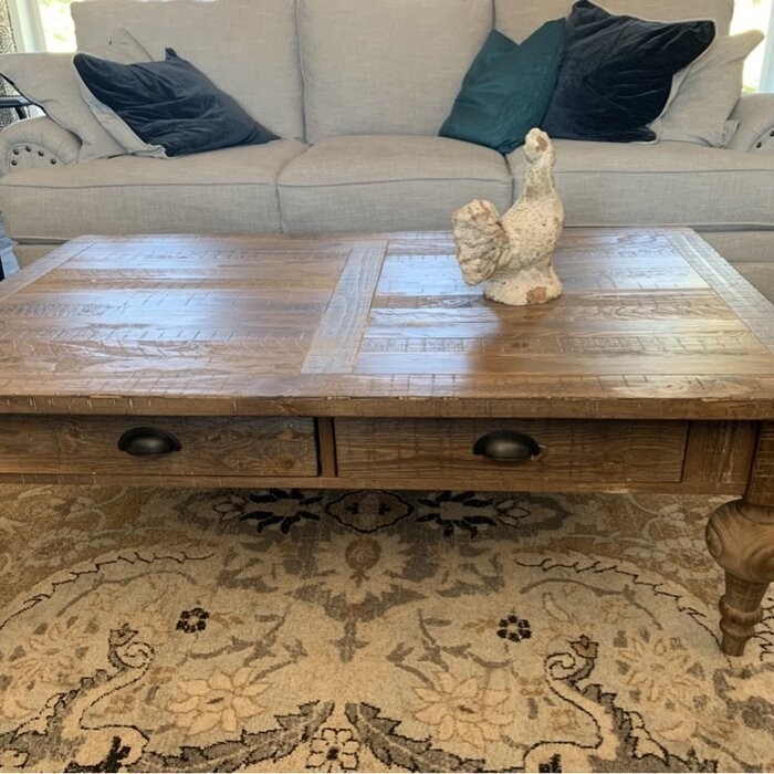 Clintwood Solid Wood 4 Legs Coffee Table