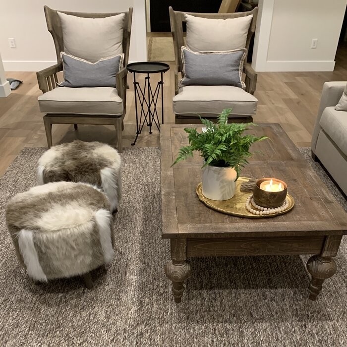 Clintwood Solid Wood 4 Legs Coffee Table