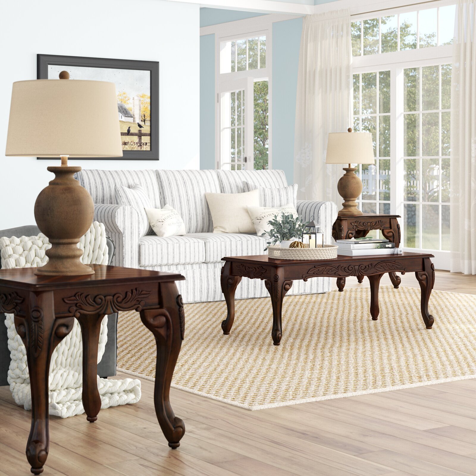Colonial Furniture Coffee Table Set