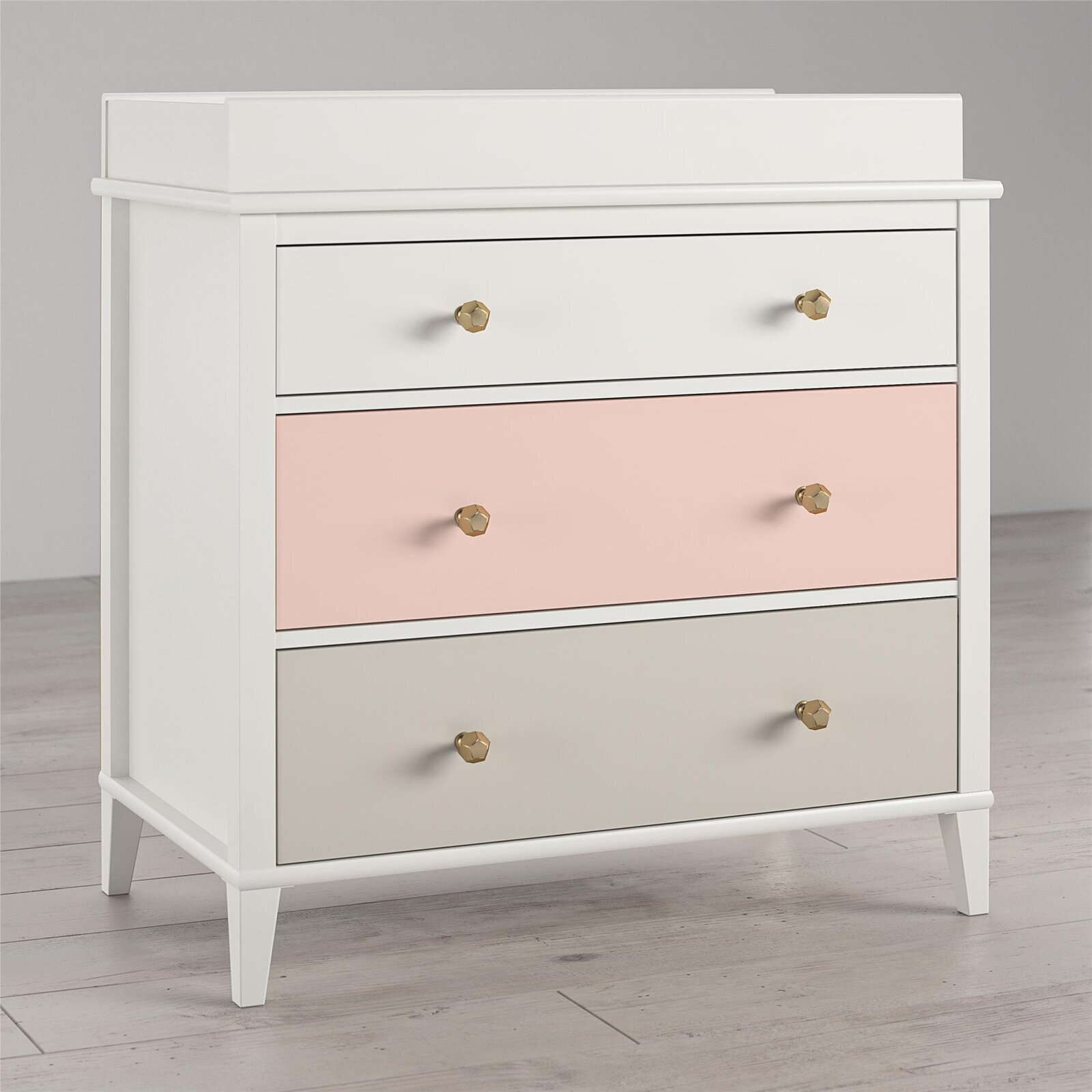 Color Block Small Space Changing Table