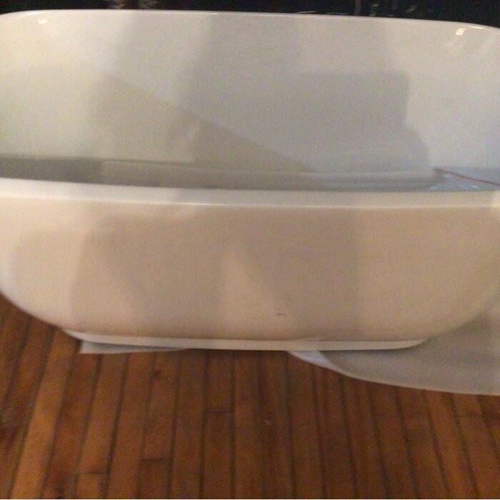 Coralie 59" x 28" Freestanding Soaking Bathtub