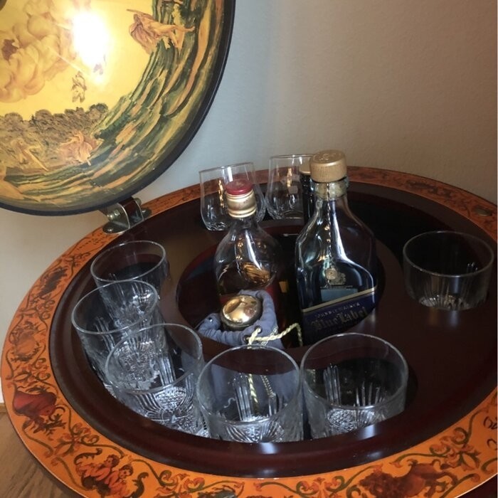 Corene Sixteenth Century Italian Replica Mini Bar