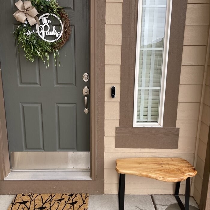Cothren Live Edge Wood Bench