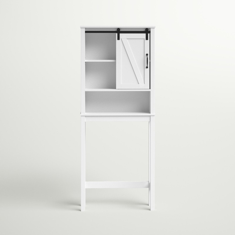 Craddock 27.2'' W x 66.9'' H x 9.1'' D Over-The-Toilet Storage
