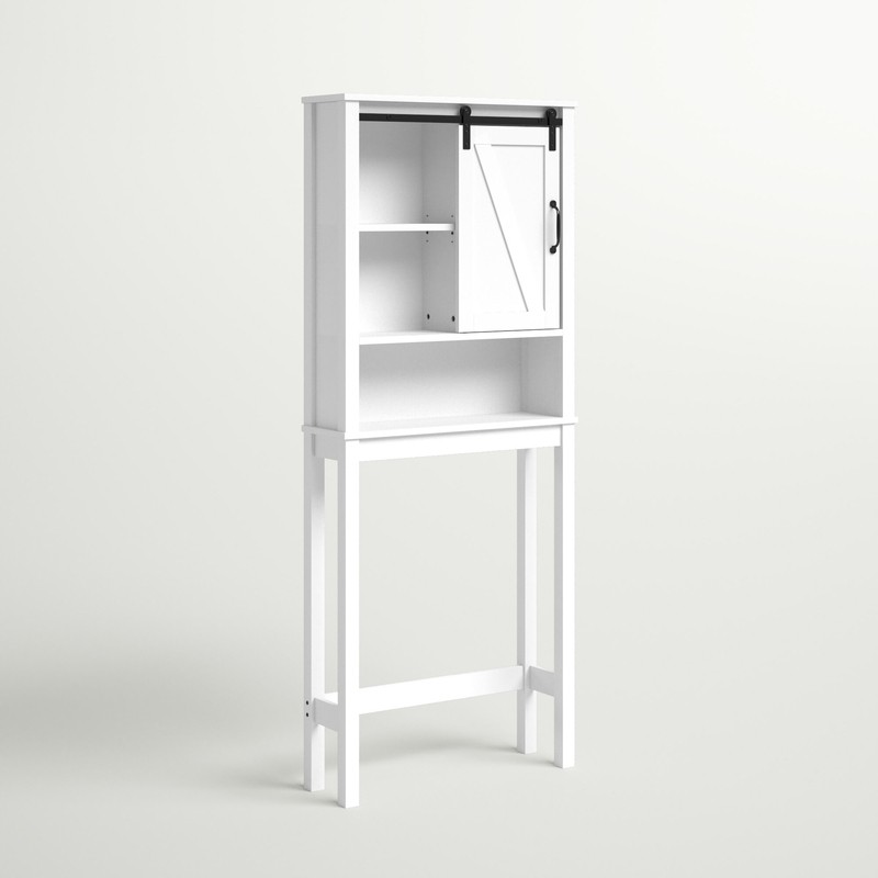 Craddock 27.2'' W x 66.9'' H x 9.1'' D Over-The-Toilet Storage