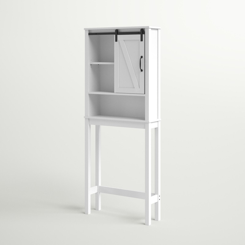 Craddock 27.2'' W x 66.9'' H x 9.1'' D Over-The-Toilet Storage