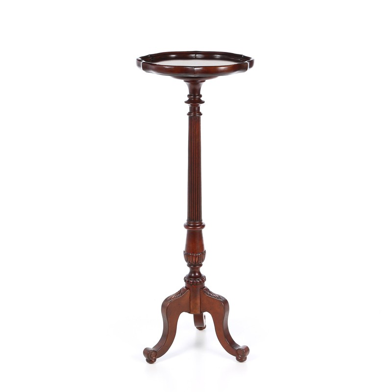 Crinole Round Pedestal Plant Stand