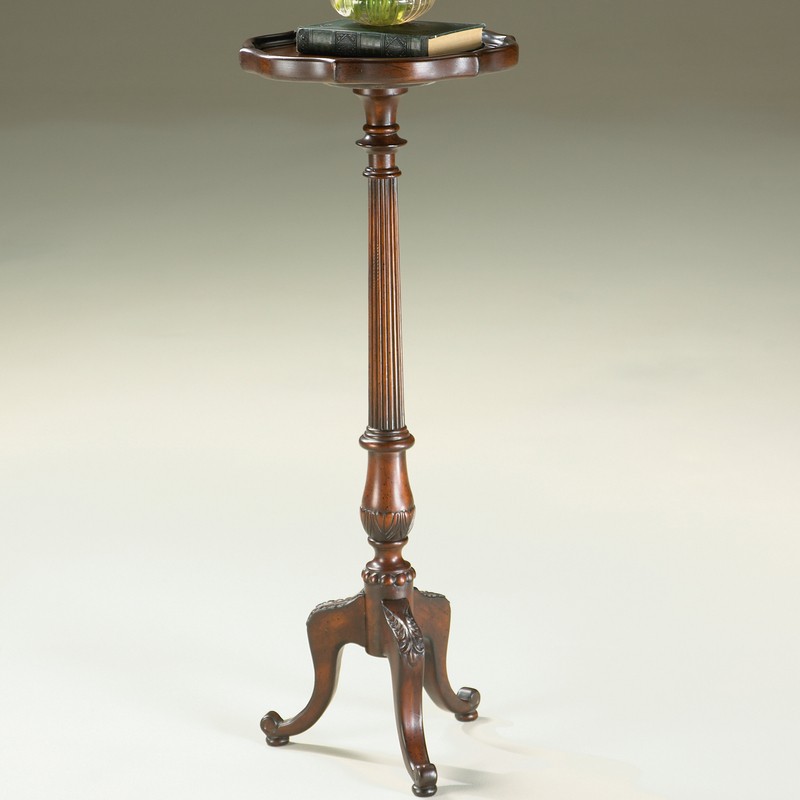 Crinole Round Pedestal Plant Stand