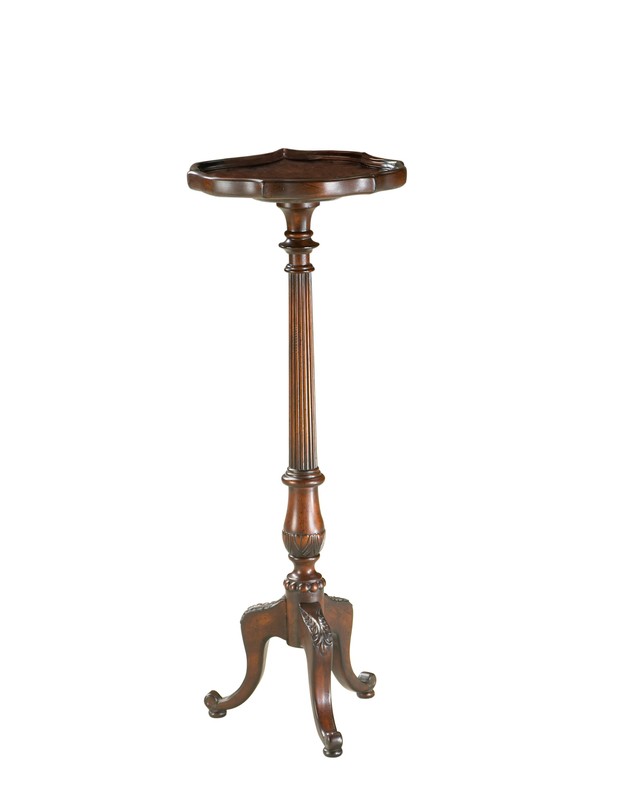 Crinole Round Pedestal Plant Stand