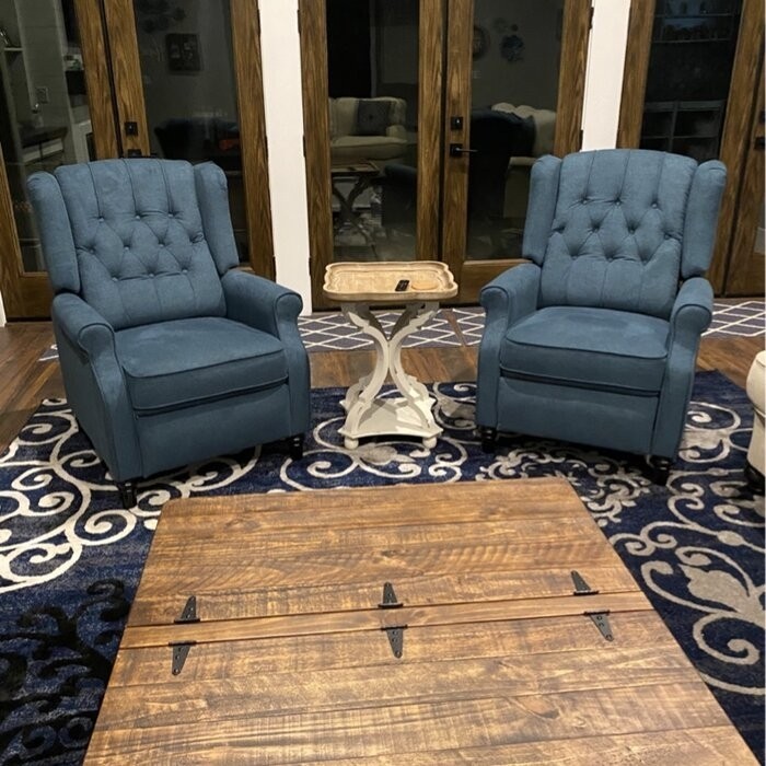 Daubert 27.17'' Wide Manual Wing Chair Recliner