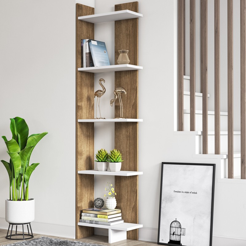 Deddrick Corner Bookcase