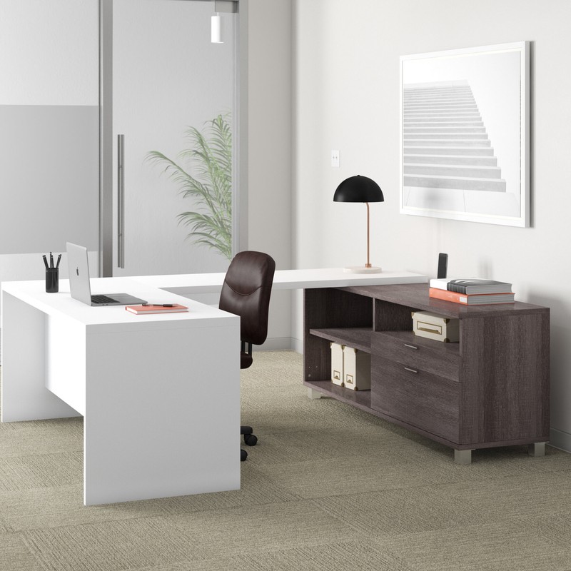DeSandre 3 Piece Executive Desk Office Set
