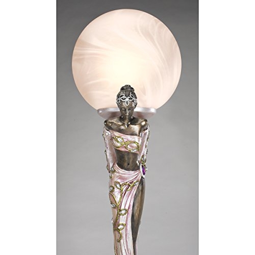 Design Toscano Destiny's Muse Illuminated Sculpture, bronze