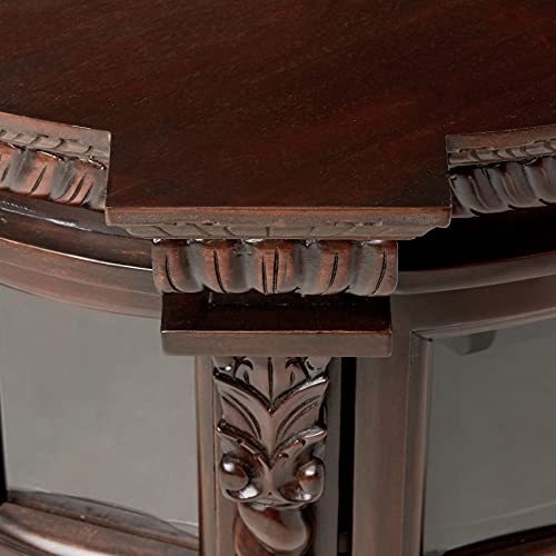 design TOSCANO Display Cabinet - Cardington Square Manor - Wall Mounted Curio Cabinet