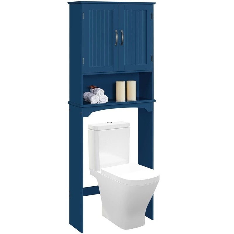 Dharmraj 24.5'' W x 65.7'' H x 9'' D Over-The-Toilet Storage