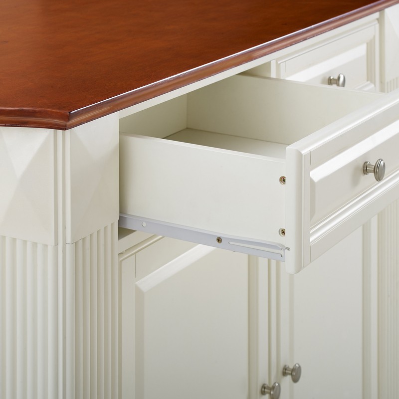 Diamondback 47.75'' Wide Kitchen Island Set with Solid Wood Top