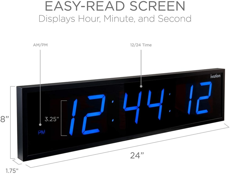 Large Digital Wall Clock - Ideas on Foter