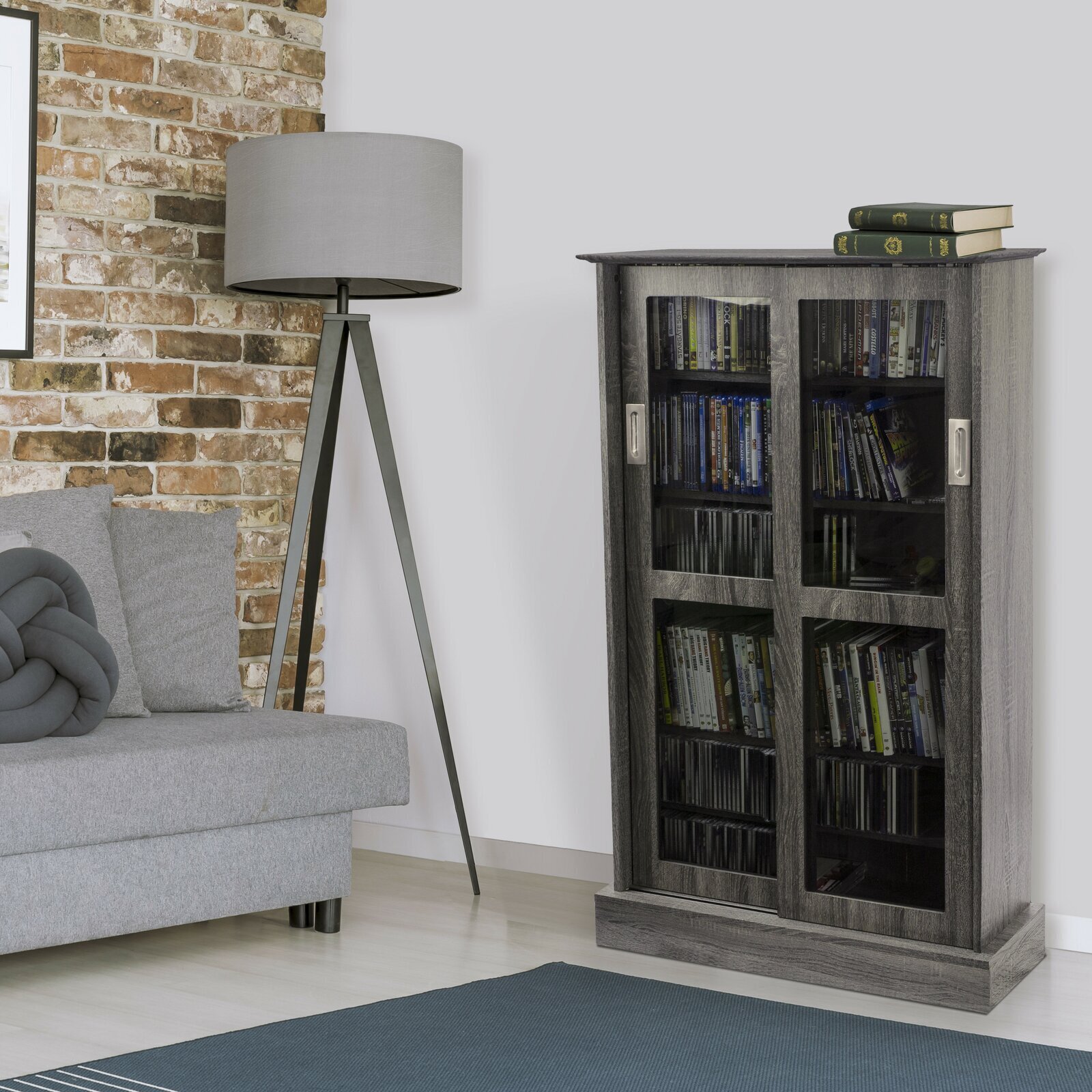 DVD Cabinet With Doors That Slide