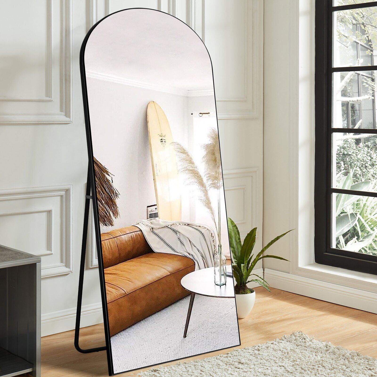 Easel Stand Arched Mirror