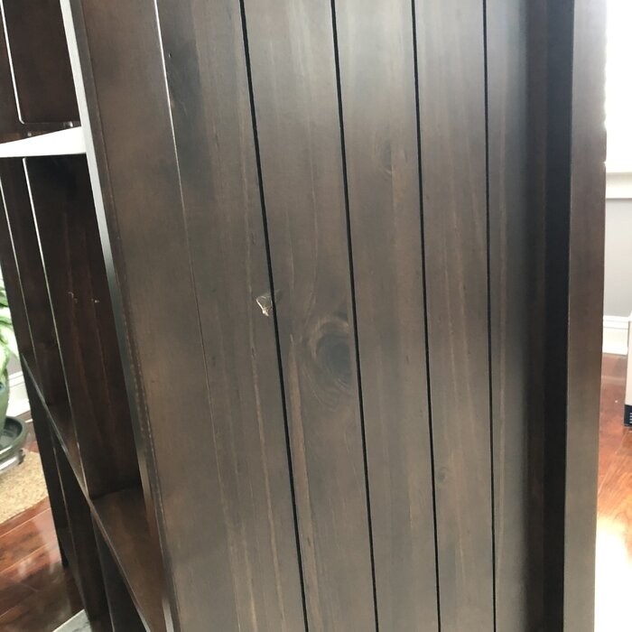 Edgecomb 48'' H x 44'' W Solid Wood Cube Bookcase