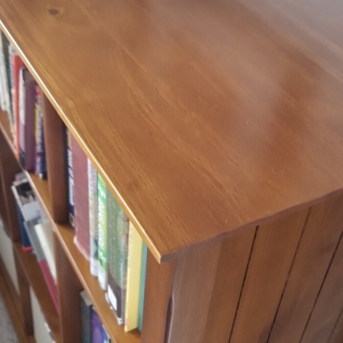 Edgecomb 48'' H x 44'' W Solid Wood Cube Bookcase