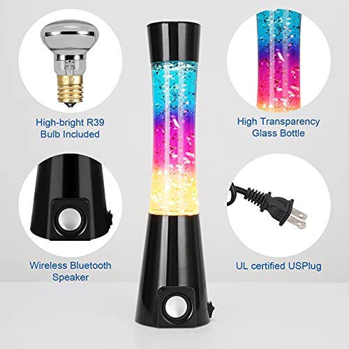 Lava Lamps Sparkling Low Energy Consumption Mini Led Night Sleeping Glitter Lamp Light with USB Port for Kids Childrens Bedroom Party Decoration 
