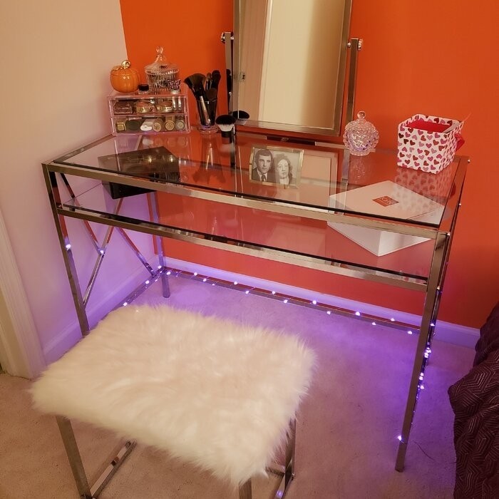 Eisen 42'' Wide Vanity Set with Stool and Mirror