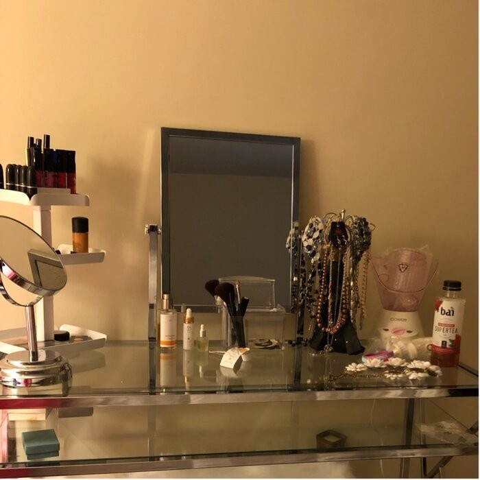 Eisen 42'' Wide Vanity Set with Stool and Mirror