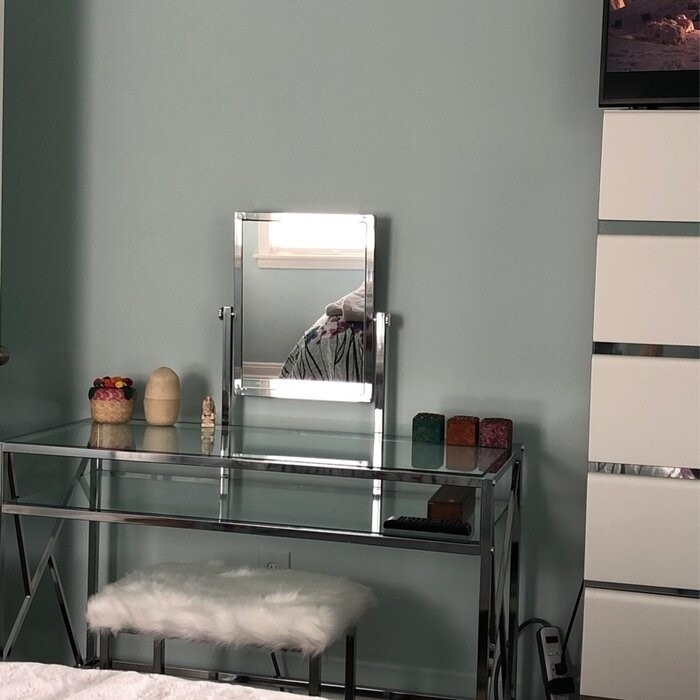 Eisen 42'' Wide Vanity Set with Stool and Mirror
