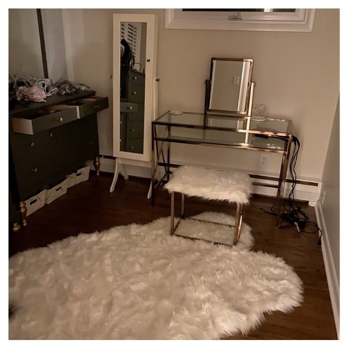 Eisen 42'' Wide Vanity Set with Stool and Mirror