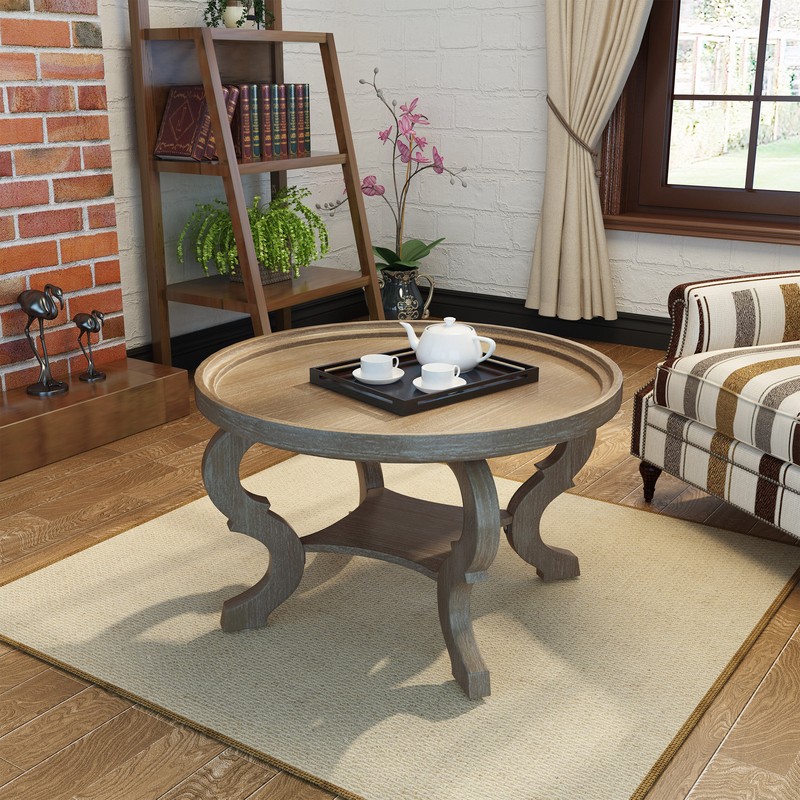 Elida 4 Legs Coffee Table with Storage