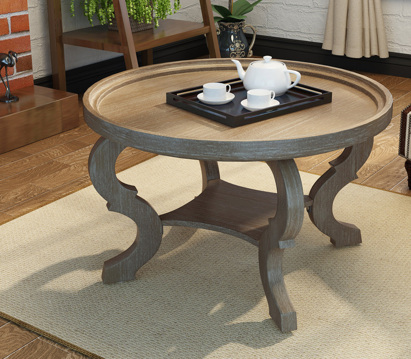 Elida 4 Legs Coffee Table with Storage