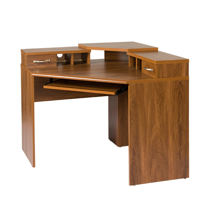 Ergonomic Real Wood Corner Desk
