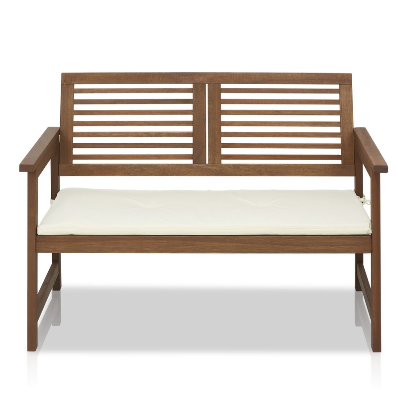 Estherville Meranti Wooden Garden Bench