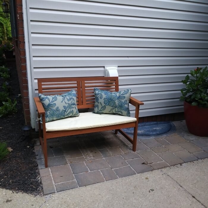 Estherville Meranti Wooden Garden Bench