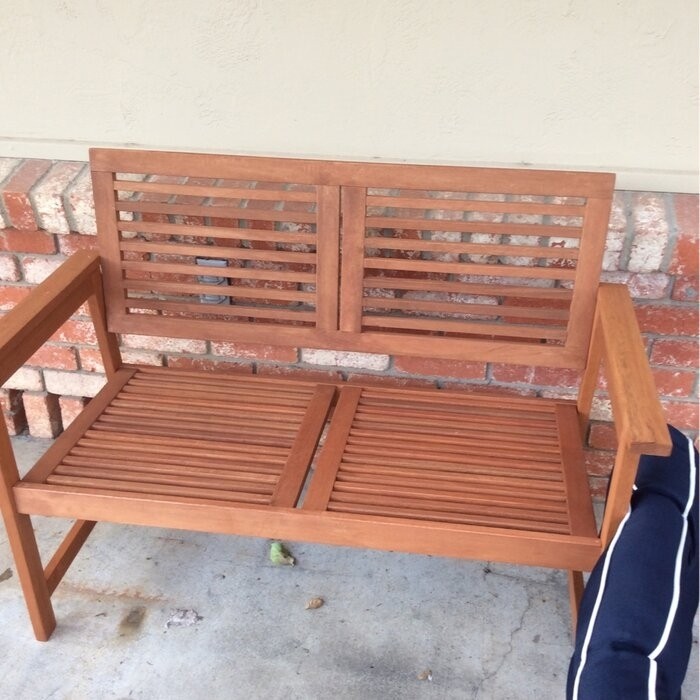 Estherville Meranti Wooden Garden Bench