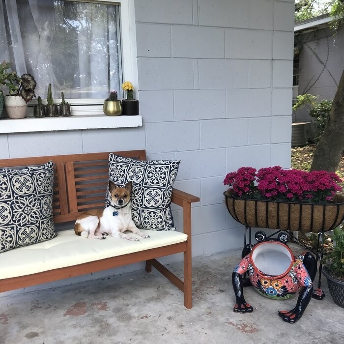Estherville Meranti Wooden Garden Bench