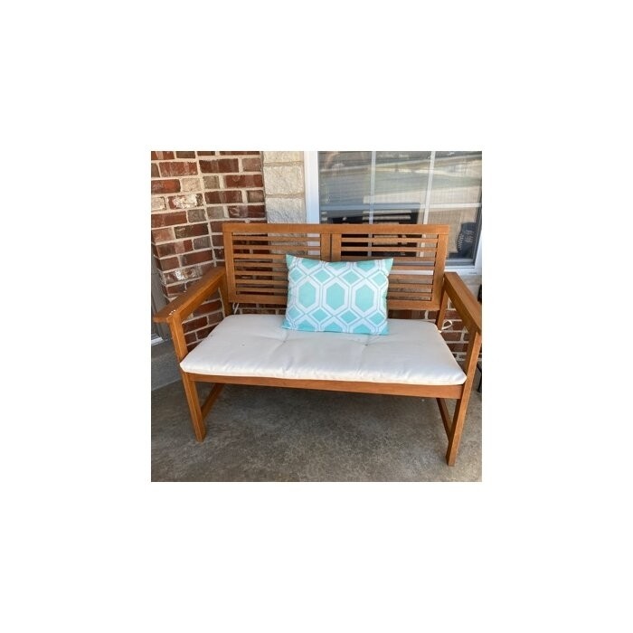Estherville Meranti Wooden Garden Bench