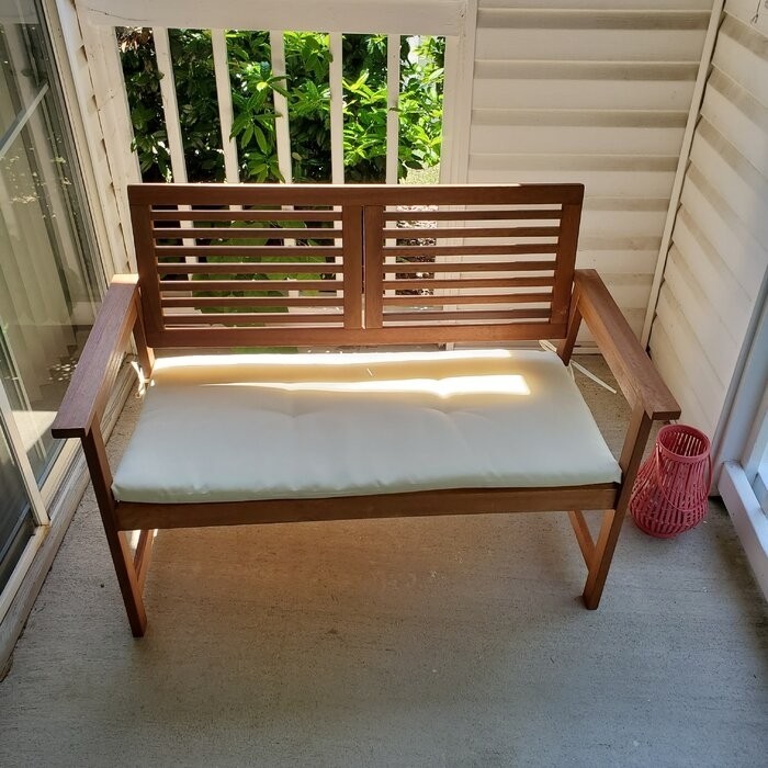 Estherville Meranti Wooden Garden Bench