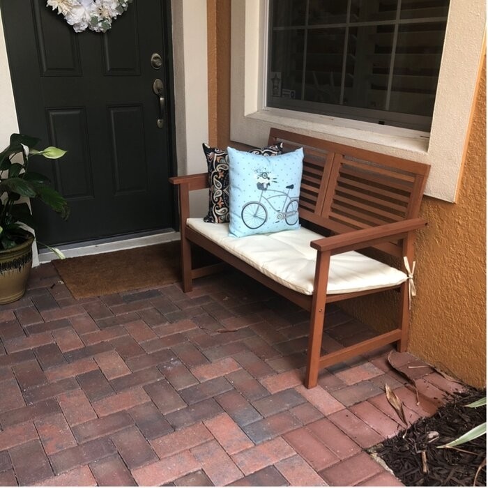 Estherville Meranti Wooden Garden Bench