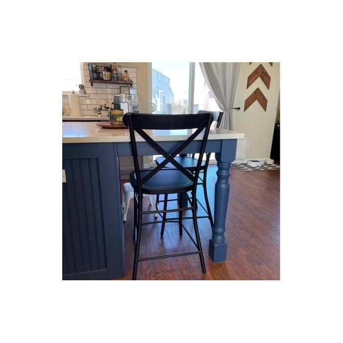 Estrella 48'' Wide Kitchen Island Set with Granite Top