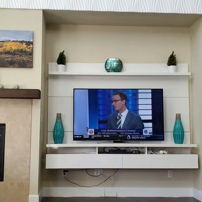 Everley Floating Entertainment Center for TVs up to 80"