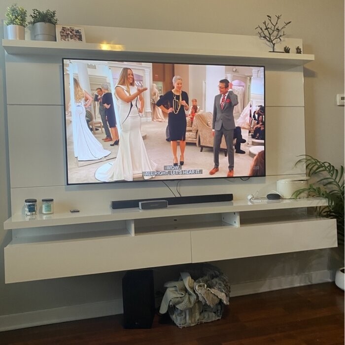 Everley Floating Entertainment Center for TVs up to 80"