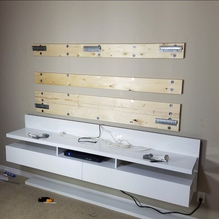 Everley Floating Entertainment Center for TVs up to 80"