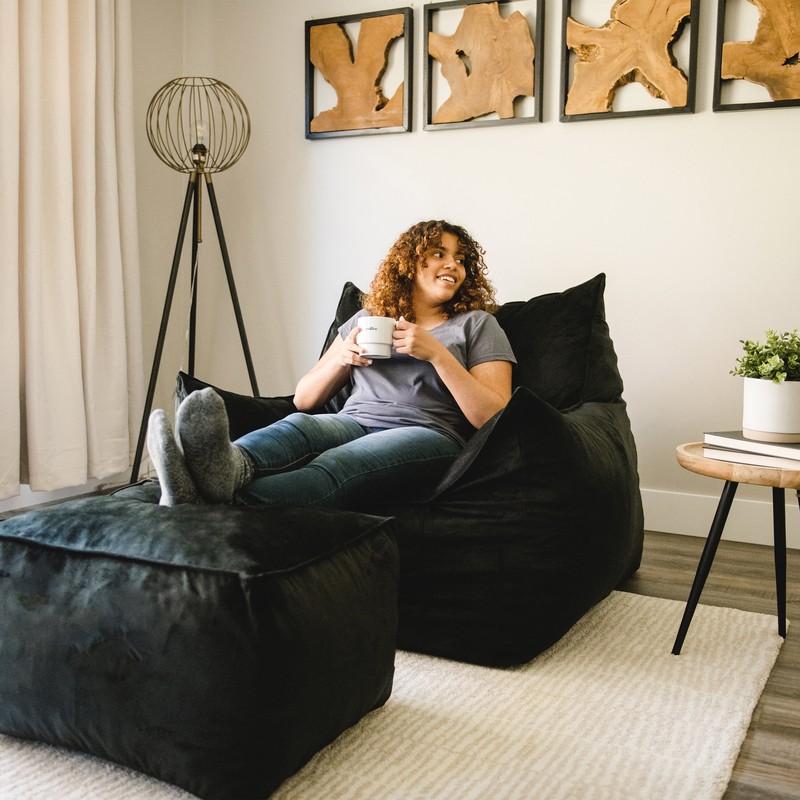 Extra Large 100% Polyester Bean Bag Sofa