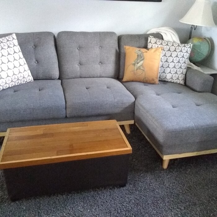 Fairbank 91'' Square Arm Sofa Bed