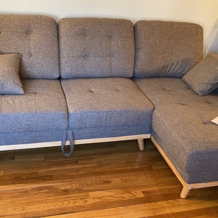 Fairbank 91'' Square Arm Sofa Bed